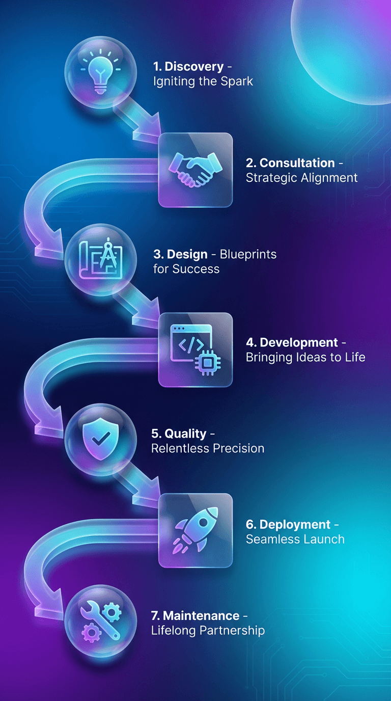 7 Step Process Diagram
